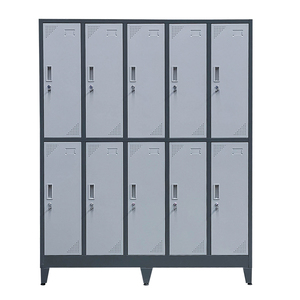 Armoire casier métallique, mobilier commercial, casier extérieur en métal pour école, casier de rangement 9, 12, 15, 18, 24 portes, casier de gym à vendre - Product Image 2