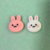 Capuchons de joystick en silicone motif lapin mignon pour manettes PS5, PS4, Switch 2, Xbox One – Lot de 2