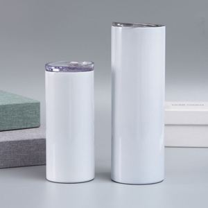 Vaso Térmico Sublimable Recto y Delgado de 20oz/30oz con Tapa y Pajita, de Acero Inoxidable, para Auto, con Logotipo Personalizado a Precio de Fábrica - Product Image 4