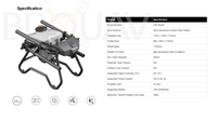 Drone agricole en promotion avec pompe, réservoir de 20 L, châssis en alliage d'aluminium pour pulvérisation agricole de précision, haute productivité et respectueux de l'environnement