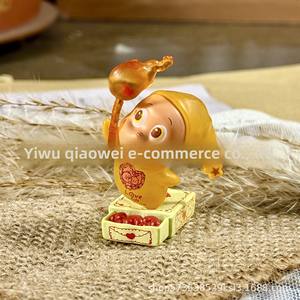 Starman – Figurine d'animal mignonne personnalisée en PVC, <span class=keywords><strong>jouet</strong></span> de dessin animé tendance, ornement DIY, porte-clés, pendentif de téléphone - Product Image 6