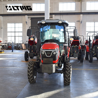LTMG 70HP tracteurs agricoles mini 4x4 tracteur à roues euro five traktor 4x4 mini farm 4wd tracteur compact