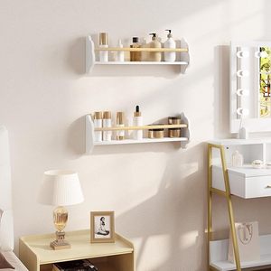 Juego de 3 Estantes Blancos para Cuarto de Niños, Estantes Flotantes de Madera, Estantes de <span class=keywords><strong>Pared</strong></span>, Estantería <span class=keywords><strong>Infantil</strong></span> para Libros, Estantería Flotante para Dormitorio - Product Image 4