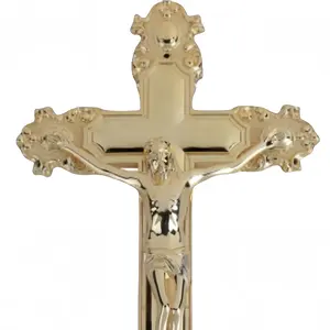 Tang lễ quan tài quan tài Nhà cung cấp phụ kiện nhựa Christ cruces Jesus Cross và crucifix