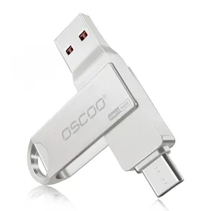 OSCOO Bulk Usb Stick Type C USB3.0 Flash Drives OEM Branding Pendrive 128GB 64GB 32GB USB3.1