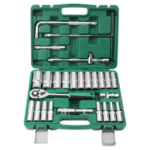 Juego de Llaves de Tubo Tuosen de 28 Piezas, 1/2 Pulgada, Acero al Carbono, Kit de Herramientas para Reparación de Automóviles, Uso Manual, para el Hogar - Product Image 1