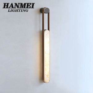 Modern Stainless Steel & Marble <b>Wall</b> <b>Sconce</b> With LED Light Source for Living Room Bedroom Home Office HM-YL-W761 Modern Design S - Product Image 6