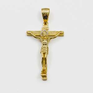 YIWEN Hiphop fabbrica all'ingrosso di gioielli stile religioso ciondolo 925 argento Sterling gesù collana croce ciondolo - Product Image 2