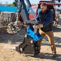 Hydraulischer Hammer für Baggerlader zur Steinbrechung bei ländlichen Straßen und Gebäudedemolition