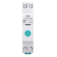 Interruptor de Circuito Inteligente AT-SY1-TCW, Interruptor Wifi, Interruptor de Circuito Inteligente AC90-280V, Mini Interruptor Wifi Mcb