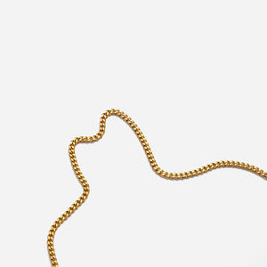 Yf5169 ट्रेंडी बढ़ई पेलेंट हार वाटरप्रूफ 18k स्टेनलेस स्टील जिरकॉन चरस महिलाओं के लिए आभूषण उपहार - Product Image 2