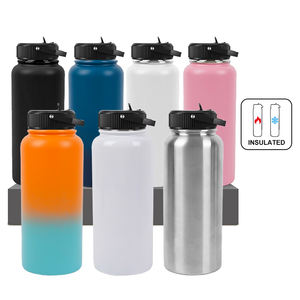 मुफ्त सिप पुनर्प्रयोजित इको फ्रेंडली बीपीए मुक्त इन्सुलेशन गर्म और किशोर लड़कों के लिए ठंडा स्टेनलेस पानी की बोतल - Product Image 5