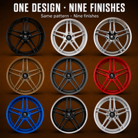 Jantes forgées jaunes 5-Y 3 pièces 20x10 5x112 6061 T6 sur mesure à déport profond pour Mercedes, livraison directe usine OEM, vente chaude