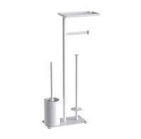 Support de papier toilette autoportant en acier carbone, multi-niveaux, pour hôtels, écologique, pour salle de bain, vente en gros