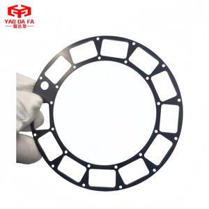 لوحة رمزية مخصصة من الفولاذ المقاوم للصدأ المطلي باللون الأسود YAODAFA YDF-BMPDH1 لخدمات التصنيع والتشغيل الآلي الدقيق والكيميائي - Product Image 5