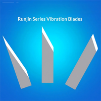 Machine de découpe CNC Runkin, lame vibrante en acier tungstène RUKDP002 003 046, couteau circulaire à dix faces RUKDP089