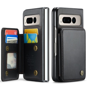 Funda Protectora para Teléfono CaseMe con Cartera, a Prueba de Golpes, de Cuero, con Bolsillo para Tarjetas, Cierre Magnético, para Google Pixel 9 9PRO XL - Product Image 1