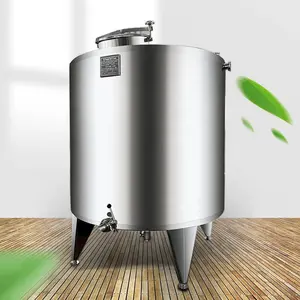 Tanque de acero inoxidable para almacenamiento de fruta, depósito de 20 toneladas de almacenamiento de aceite comestible