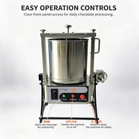 TUORONG Moulin à Cacao et Chocolat à Petite Échelle 30 Lbs, Facile à Utiliser, Refinadora De Cacao, Melangeur, Broyeur à Pierre pour Cacao, à Vendre