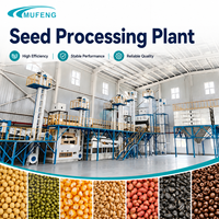 Usine de traitement des graines de millet Mufeng 1-6T/H avec déstonneuse et machine de nettoyage des grains