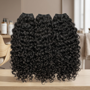 Nuevo 2026 Cabello Humano Virgen Rizado para Tejer, Trama Doble a Máquina, Puntas de Una Sola Capa, Listo para Permanente, 100g, Cabello Rizado Indio - Product Image 3