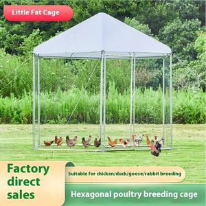 Tavuk ördek kaz tavuskuşu köpek için büyük açık üreme kafesi katı desen yağmur şelteri tavuk Coop kutusu ambalaj için - Product Image 2