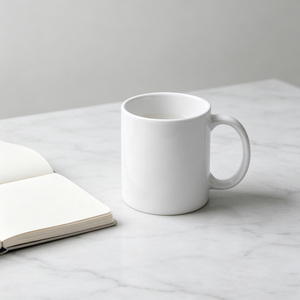 Tasses à café en céramique blanches de 12 oz de haute qualité pour sublimation, personnalisables et colorées, pour impression, <span class=keywords><strong>prix</strong></span> d'usine - Product Image 4