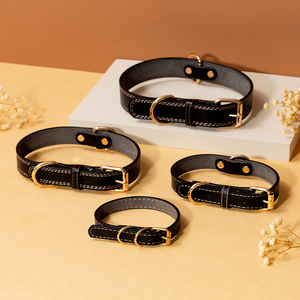 ปลอกคอสุนัขหนัง PU ปรับได้ ทนทาน สำหรับสัตว์เลี้ยงพันธุ์เล็กและกลาง - Product Image 3