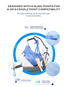 Jaring Bantuan Pasien Rumah Sakit Biru, Tali untuk Mengangkat Pasien Orang 600Lbs - Product Image 5