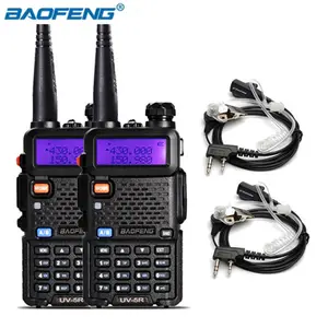 2PCS BaoFeng 5R ווקי טוקי Dual Band שתי דרך רדיו Pofung 1800mah נייד רדיו חם משדר UV5R כף יד uv 5r
