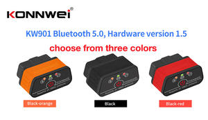Lecteur de code OBD2 Bluetooth BLE4.0 automobile KONNWEI KW903 Scanner de voiture sans fil avec <span class=keywords><strong>25K80</strong></span> - Product Image 6