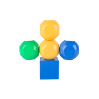 Jouets de construction éducatifs en plastique ABS à l'échelle 1:8, personnalisables, à faire soi-même, 50 pièces, pour enfants, POTENTIAL OEM