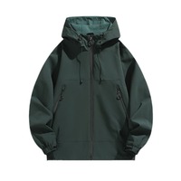 Aoyema personnalisé unisexe printemps automne extérieur imperméable manteau de sport coupe-vent fermeture éclair hommes femmes voyage alpinisme veste