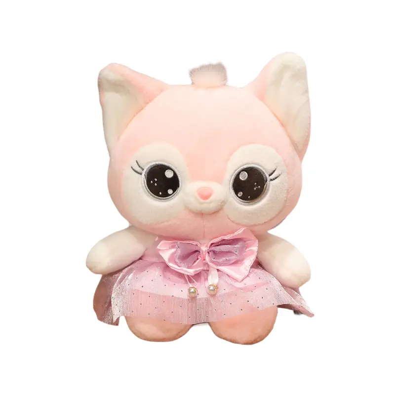 Kawaii Dierenspeelgoed Pluche Bunny Knuffels Schattige Kitten Pluche Dier Vos Speelgoed Pluche Custom Speelgoed