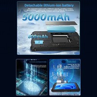 Tablette robuste industrielle de 10,1 pouces, Windows 10/11 Pro, double batterie remplaçable à chaud et construction renforcée