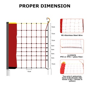 Lydite 90cm 50m cừu/dê hàng rào lưới 14pvc + GF bài viết tăng gấp đôi gai điện hàng rào lưới - Product Image 5