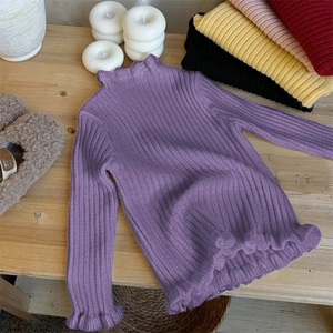 Purple Chinese Style Vest For Baby Girls With Fur Trim Traditional Clothing Set - Product Image 4