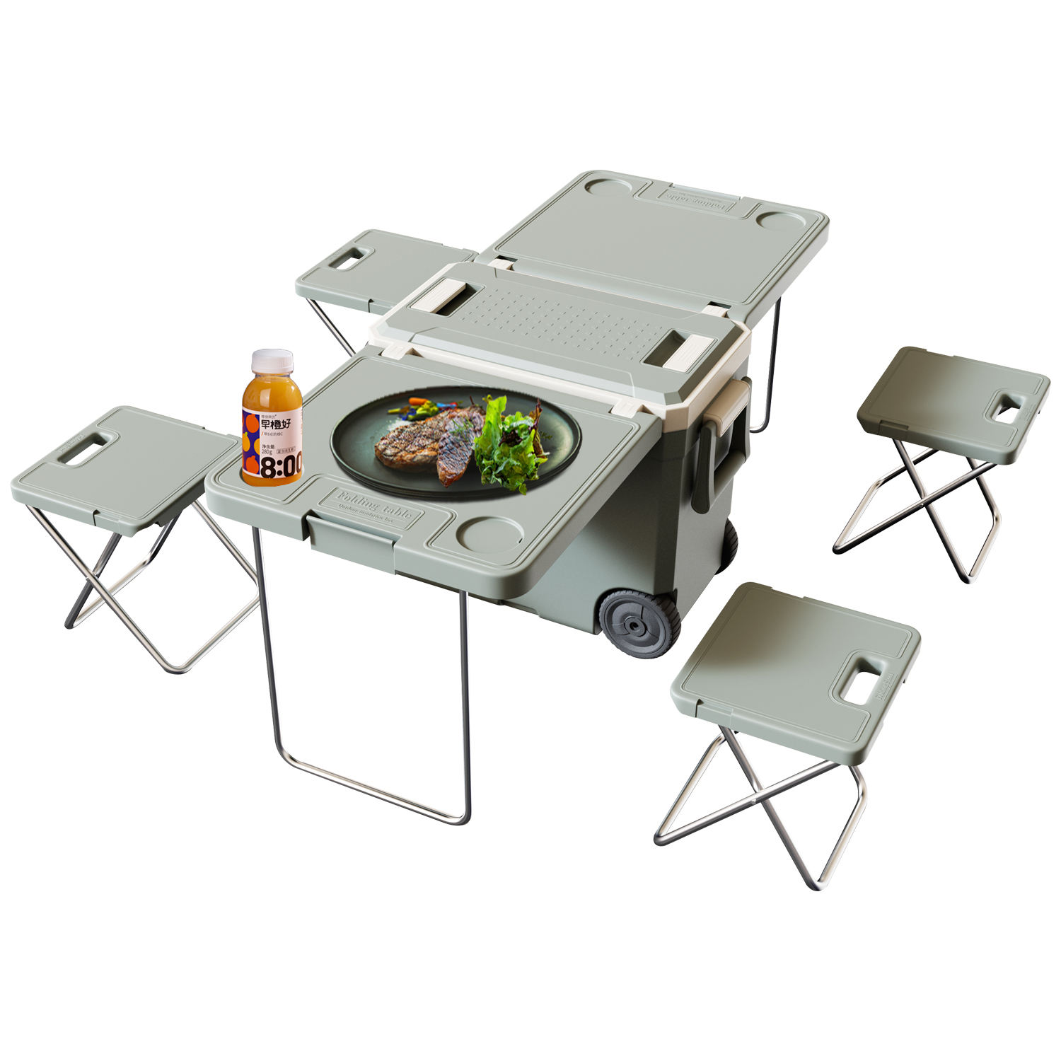 Best Selling Cooler Box with Chair and Table Perfect for Outdoor Fun