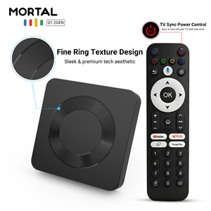 TV Box Smart Mortal Q1 2Gen Set-top Box Android Rockchip3518 Quad Core Dual Band WiFi 8K 2GB 16GB Live TV HDR Supporto OEM/ODM - Product Image 1