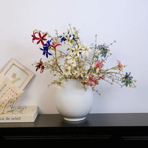 Nuovo Prodotto: <span class=keywords><strong>Vaso</strong></span> in Ceramica Bianca Lucida <span class=keywords><strong>per</strong></span> Fiori Secchi o in Acqua, Decorazione <span class=keywords><strong>per</strong></span> Soggiorno e Ingresso - Product Image 1