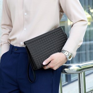 Borsa a Mano da Uomo in Pelle PU, Pochette Lunga, Portafoglio da Uomo, Sac à Main Pour Homme Avec Empreinte, Portefeuille Homme En Cuir CD03 - Product Image 2