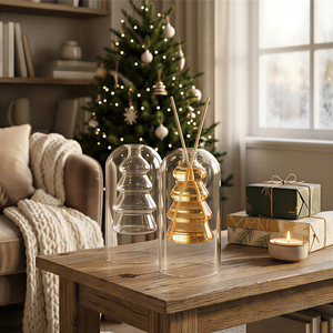 Botella de <span class=keywords><strong>Perfume</strong></span> de Lujo al por Mayor, 60ml 150ml, Botella de Vidrio de Doble Pared para Difusor de Aromas, para Decoración del Hogar y <span class=keywords><strong>Ambientador</strong></span> - Product Image 2