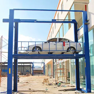 4 POST Mobil Angkat Rumah Parkir Lift Kendaraan Portabel Mobil Lift Hoist