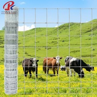 Clôture de champ en fil d'acier à haute résistance pour bétail, cerfs et chevaux, 1,5 m, 1,8 m, 2,1 m, 2,4 m – Vente chaude