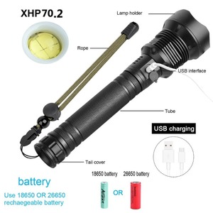 <span class=keywords><strong>Torcia</strong></span> Super Luminosa ad Alta Intensità 2000 Lumen, <span class=keywords><strong>Torcia</strong></span> LED <span class=keywords><strong>Potente</strong></span> per Campeggio, Impermeabile IP65 - Product Image 2