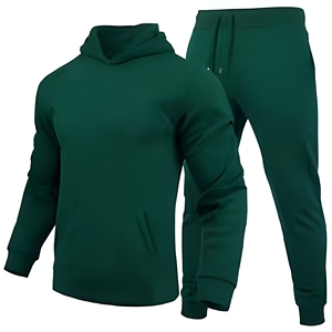 Conjunto Deportivo de Moda Personalizable, Transpirable y Ligero para Hombre, Estilo Nuevo, Sudadera con Capucha y Pantalones, Manga Larga, 100% Algodón, Unisex, Casual, Urbano - Product Image 1