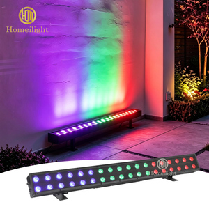 ไฟ LED แบบเส้น DMX512 อะลู<span class=keywords><strong>มิ</strong></span><span class=keywords><strong>เนียม</strong></span> ไฟสโตรบแบบพิกเซล ไฟวอช LED 36x20w สำหรับตกแต่งผนัง - Product Image 2