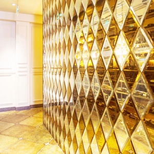 <b>Mirror</b> Tile Best High Quality Design Decorative Wall <b>Mirror</b> Diamond <b>Mirror</b> - Product Image 6