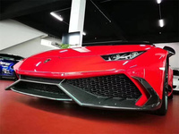 Pour Lamborghini Huracan LP610 MS Style diffuseur de séparateur de lèvre avant en carbone