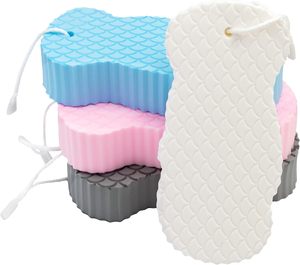 Skin Exfoliating Bath Brushes Body Clean Bath Scrubbing <b>Sponge</b> Shower Massager for Babies and Adults - Product Image 1